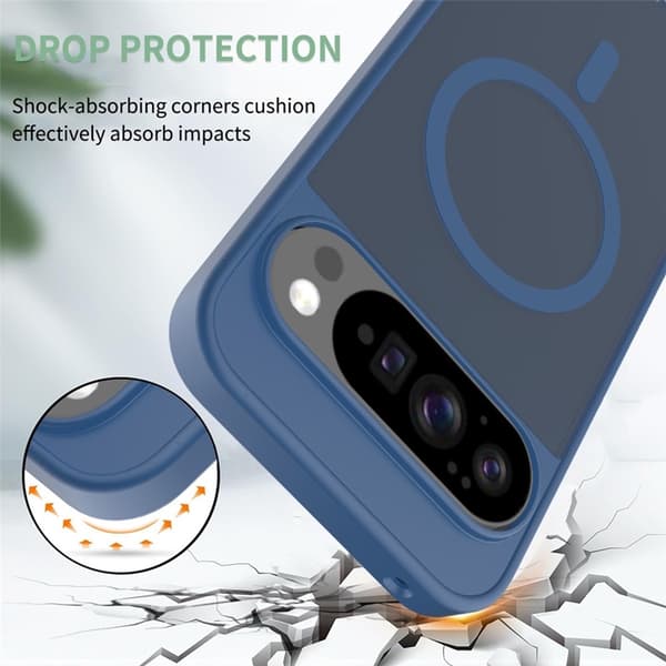 Mobilskal till Google Pixel 10 Pro XL MagSafe Skin Touch - Blå Blå