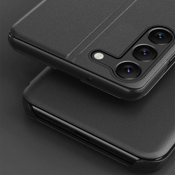 Galaxy S23 Flipfodral Magnetiskt - Svart Svart