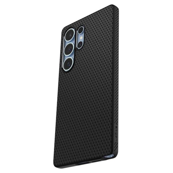 Spigen telefontaske til Galaxy S25 Ultra Liquid Air - Mat Sort Svart