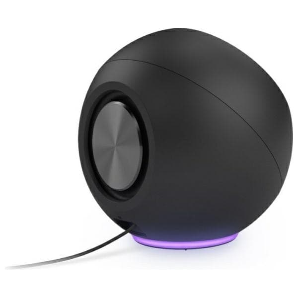 Creative Datorhögtalare USB-C Bakgrundsbelysning RGB Pebble SE Black