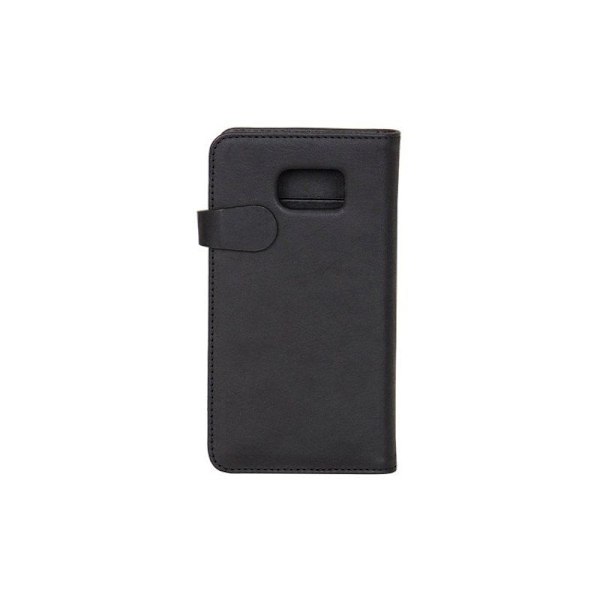BUFFALO äkta läder Plånboksfodral Samsung Galaxy S7 Edge - Svart Svart