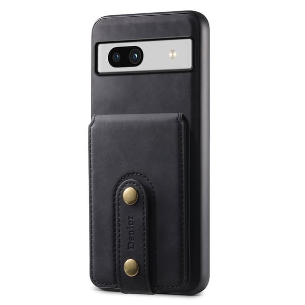 DENIOR D14 Google Pixel 7a Magnetfodral 2 i 1 PU+PC+TPU Svart