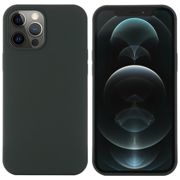iPhone 14 Pro Cover Magsafe Silicone Ultra Slim - Mørkegrøn