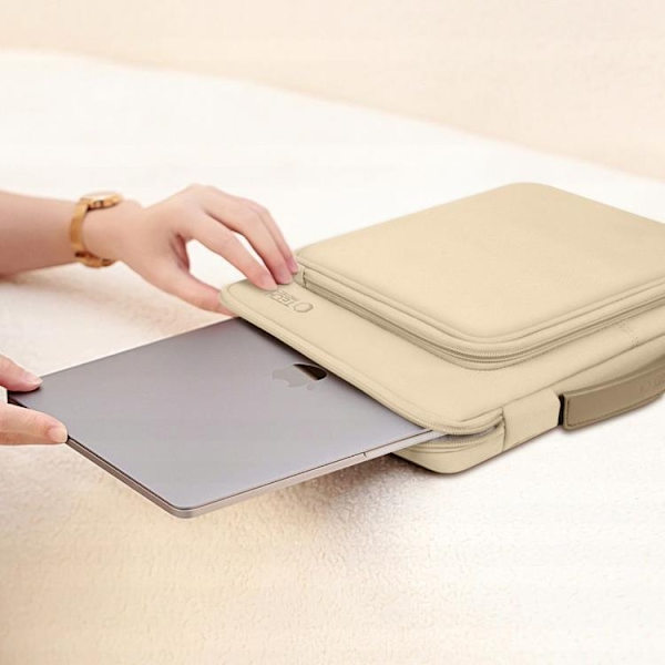 Tech-Protect Datorfodral 13"-14" Basic - Desert Beige Beige