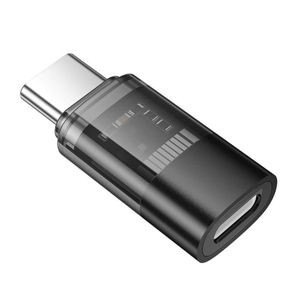 Hoco USB-C Till Lightning Adapter UA36D - Svart
