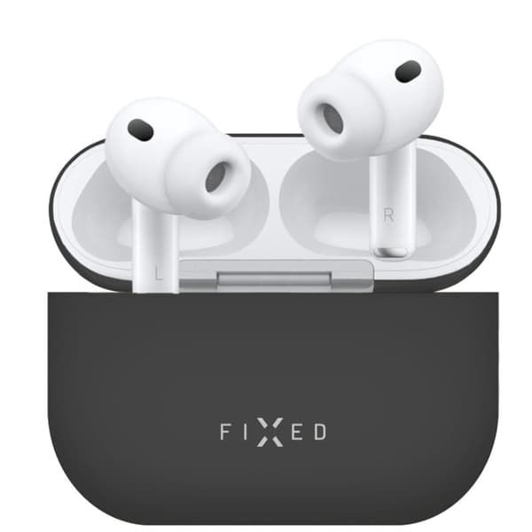 FIXED Silky Silikonofdral för Apple AirPods Pro 3 Svart