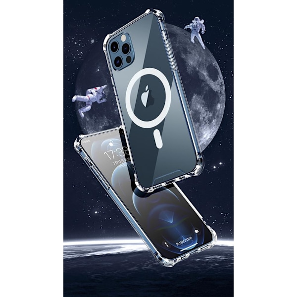 BOOM - ShockProof Magsafe Skal iPhone 13 Mini - Clear