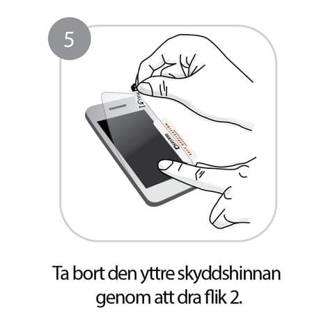 CoveredGear Clear Shield skærmbeskytter til LG Nexus 5X
