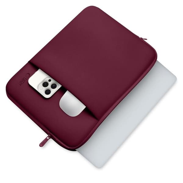 Tech-Protect Datorfodral 15-16" Neopren - Mulberry Vinröd