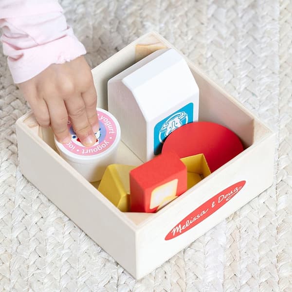 MND Leksak Wooden Food Groups Play Set - Dairy Trä
