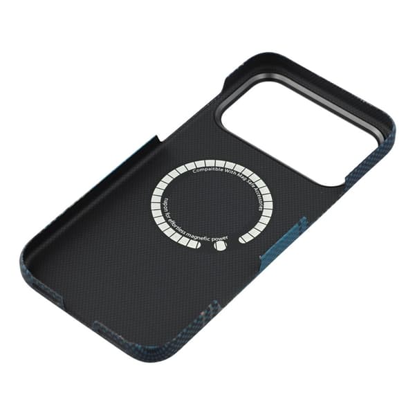 Mobilskal till iPhone 17 Pro MagSafe Aramid Fiber Gradient Blå