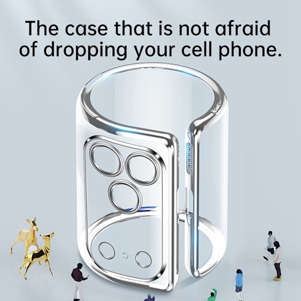 SULADA Mobilskal till iPhone 17 Pro Ultra Thin Electroplated - Svart Svart