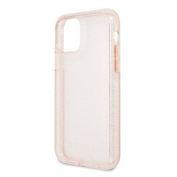 Guess Skal iPhone 11 Pro Max Glitter - Pinkki Pink