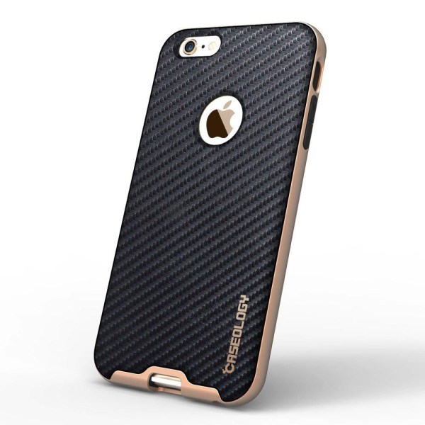 Caseology Bumper Frame Skal till Apple iPhone 6(S) Plus - Carbon Svart