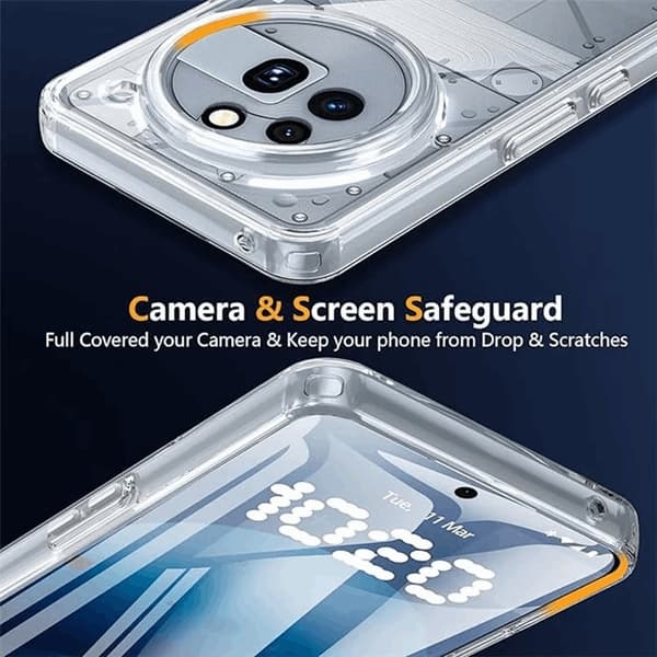 Mobilskal till Nothing Phone (3a) Pro TPU Shockproof - Clear