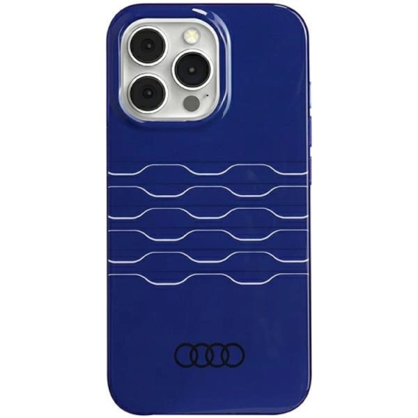 Audi iPhone 13/13 Pro Mobiltaske Magsafe IML - Blå