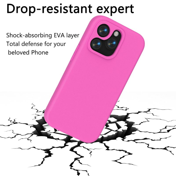 Mobilskal till iPhone 13 Pro Max Shockproof EVA - Rosa Ros