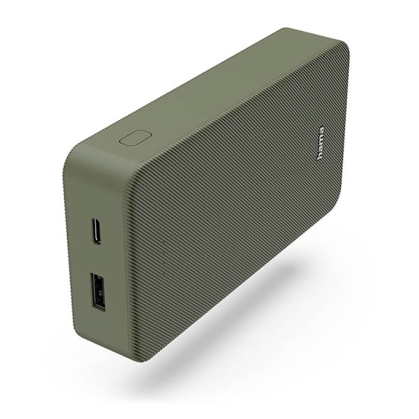 HAMA Powerbank 20000mAh USB-C+USB-A - Grøn Grön