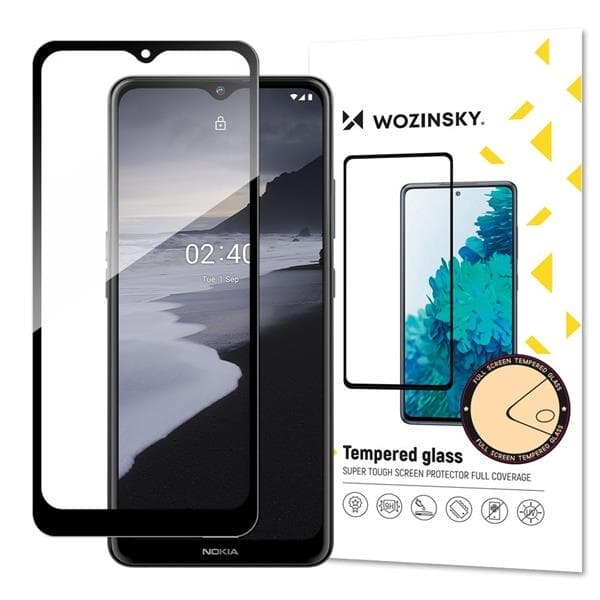 Wozinsky Fuldlim Hærdet Glas Nokia 2.4 - Sort Black