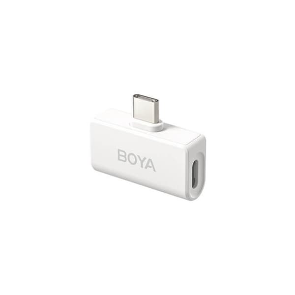 BOYA Trådlös 2,4 GHz Mikrofon x2 Omic-U USB-C Vit