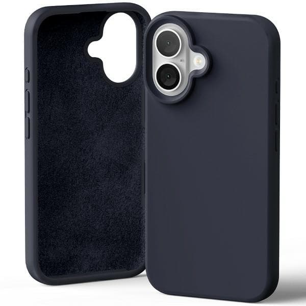 Mercury iPhone 16 Silikone Telefontaske - Navy Blå