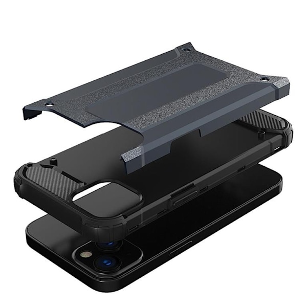 iPhone 14 Plus -kuori Hybrid Armor - Musta Black