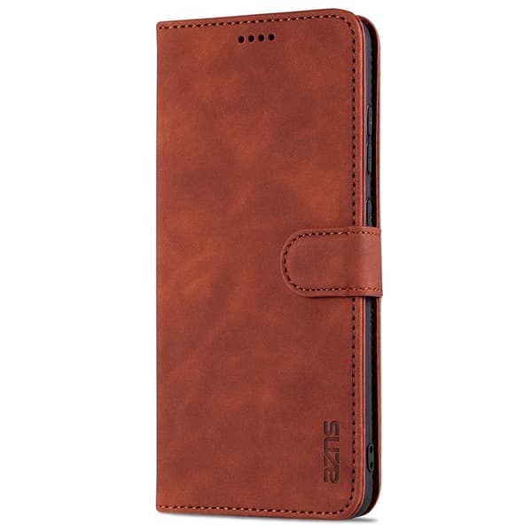 AZNS Samsung Galaxy A72 Plånboksfodral Konstläder - Brun