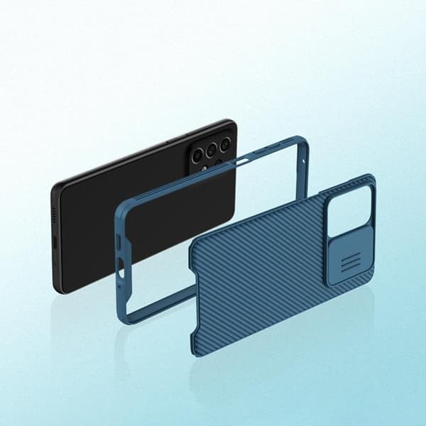Nillkin Galaxy A73 Kuori CamShield Pro Armored - Musta Black