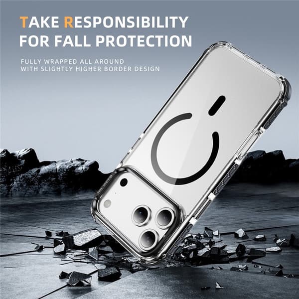 Mobilskal till iPhone 17 Pro Max MagSafe Kickstand - Svart Svart