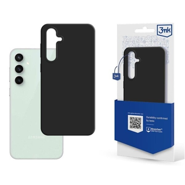 3MK Samsung Galaxy S23 FE Mobilskal Silicone - Svart Svart