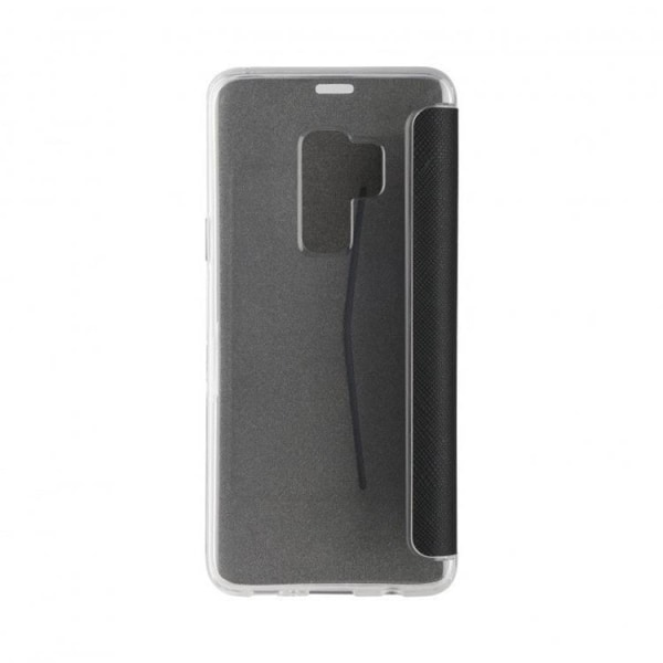 Xqisit Flap Adour -kotelo Galaxy S9 Plus - musta
