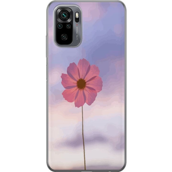 Mobilskal till Xiaomi Redmi Note 10 med Rosa blomma