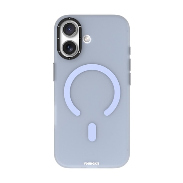 YOUNGKIT Mobilskal till iPhone 17 MagSafe PET TPU - Blå Blå