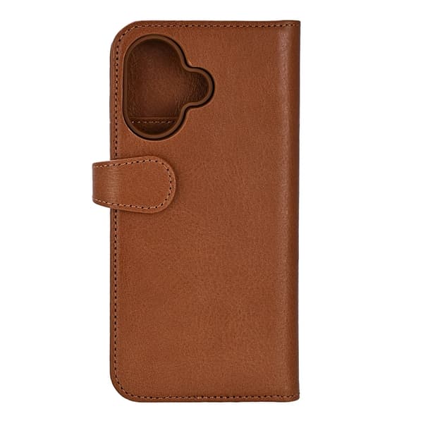 BUFFALO iPhone 17 Plånboksfodral MagSafe 2-i-1 3 Kort - Brun Brun