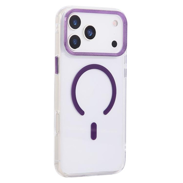 Mobilskal till iPhone 17 Pro MagSafe Texture Frame - Lila Lila