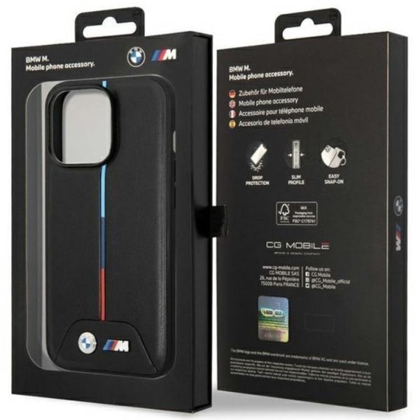 BMW iPhone 13 Pro/13 Mobilskal Magsafe Quilted Tricolor