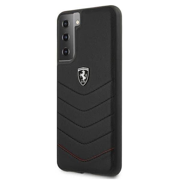 Ferrari Cover Galaxy S21 Off Track Quiltet - Sort Black
