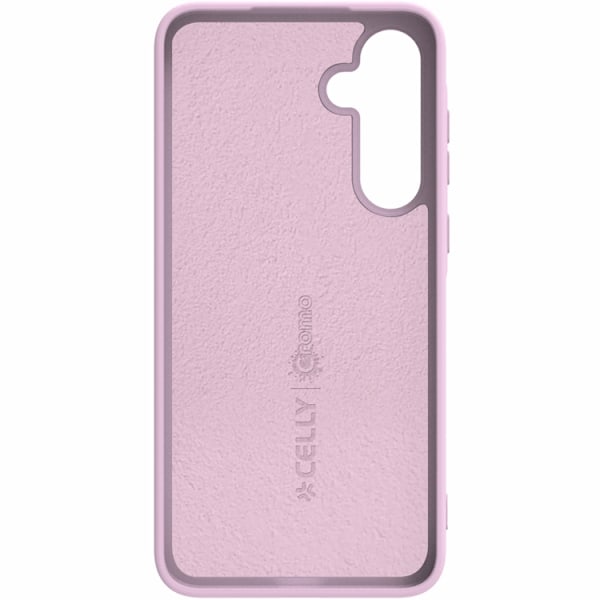 Celly Galaxy A35 5G Mobilskal Soft Rubber - Rosa Svart
