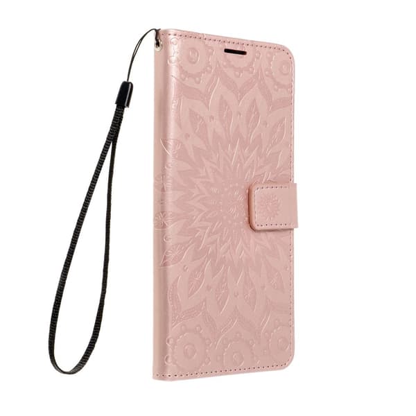 MEZZO tegnebog taske til Galaxy A23 5G Mandala Rose Gold Guld