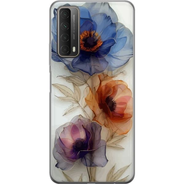 Mobilskal till Huawei P smart 2021 med Silkesblommor
