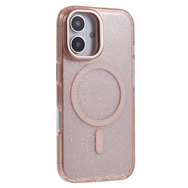 KIGC Mobilskal till iPhone 16 MagSafe Epoxy Kickstand - Guld