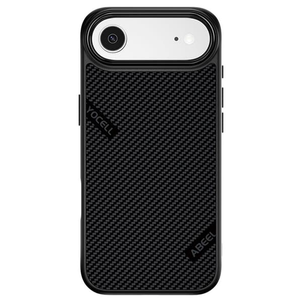 ABEEL CF-Lyocell Mobilskal till iPhone Air MagSafe Microfiber Svart