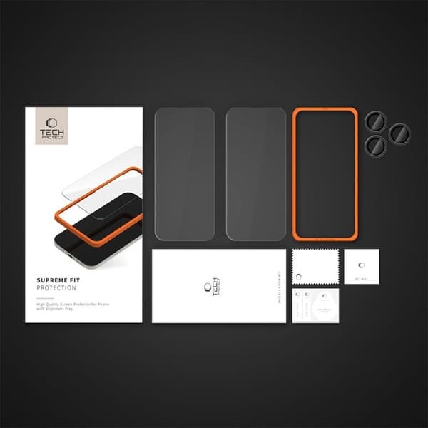 Tech-Protect [3-Pack] iPhone 16 Pro Härdat Glas Skärmskydd Supreme Transparent