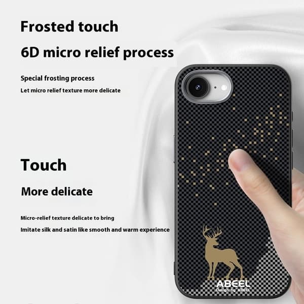 ABEEL Mobilskal till iPhone 16e MagSafe Ultra Slim TPU - Deer