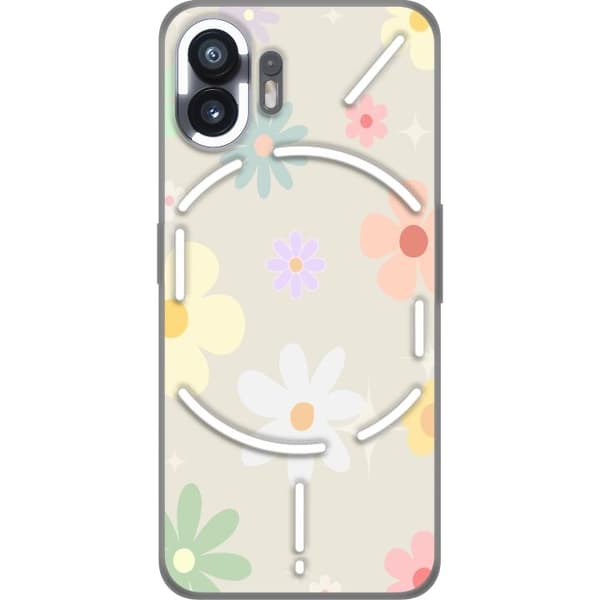 Mobilskal till Nothing Phone (2) med fejdande blommor
