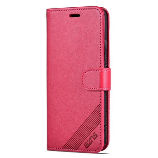 AZNS Xiaomi 14 Pro Plånboksfodral Konstläder - Anti-scratch - Röd