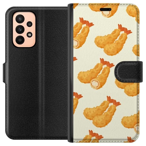Plånboksfodral till Samsung Galaxy A23 med Räkor
