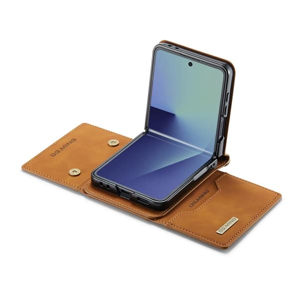 DG.MING Mobilskal till Galaxy Z Flip 7 Detachable M2 - Brun Brun