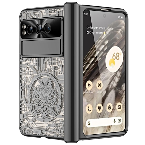 Google Pixel Fold Mobilskal Mechanical Legend - Svart Svart