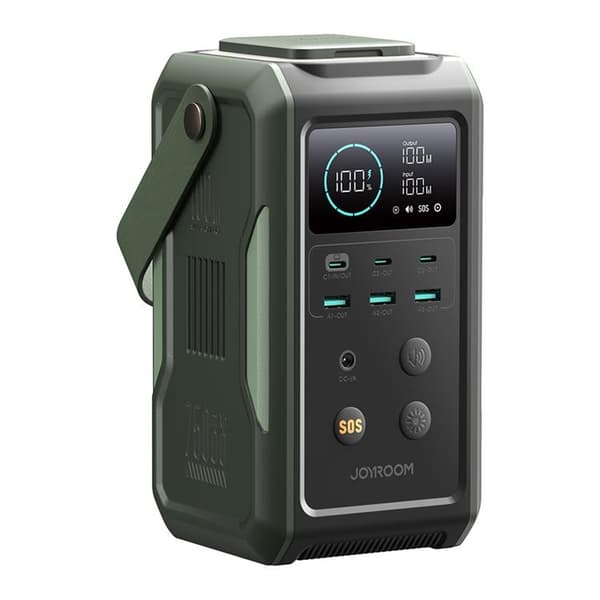Joyroom Powerbank 75000mAh 100W 3xUSB-C 3xUSB-A - Grön Grön